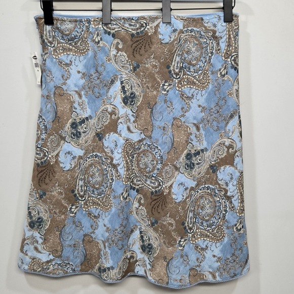 Old Navy Dresses & Skirts - Vintage Y2K Old Navy Midi Skirt Plus‎ Size 20 Pastel Blue Paisley Boho Romantic